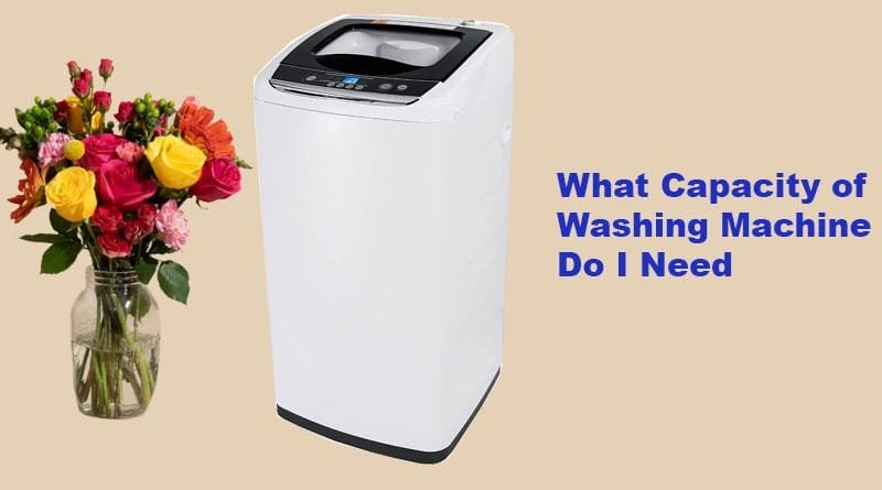 What Capacity of Washing Machine Do I Need