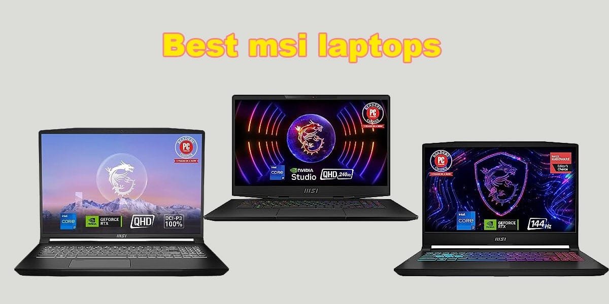 Best msi laptops