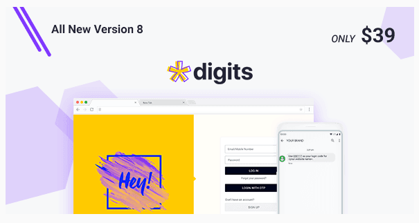 Digits WordPress Plugin: Simplifying User Authentication with Mobile Phone Number OTP Signup and Login